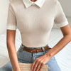 Merle | Elegantes Strick-Shirt mit Kragen