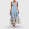 Malwine | Fließendes Sommerkleid mit Blütenmuster