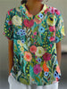 Gabriele | Sommerliche Blumen-Bluse