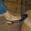 Sabine | Elegante Slingpumps mit Zierschnalle