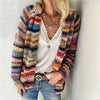 Sophie | Damen Bunter Langarm Strick-Cardigan