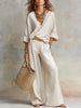 Luisa | Damen Zweiteiler Set Locker Sitzend Urlaubsoutfit