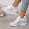 Sonja | Glänzende Komfort-Sneaker