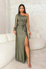 Helena | Drapiertes One-Shoulder-Abendkleid